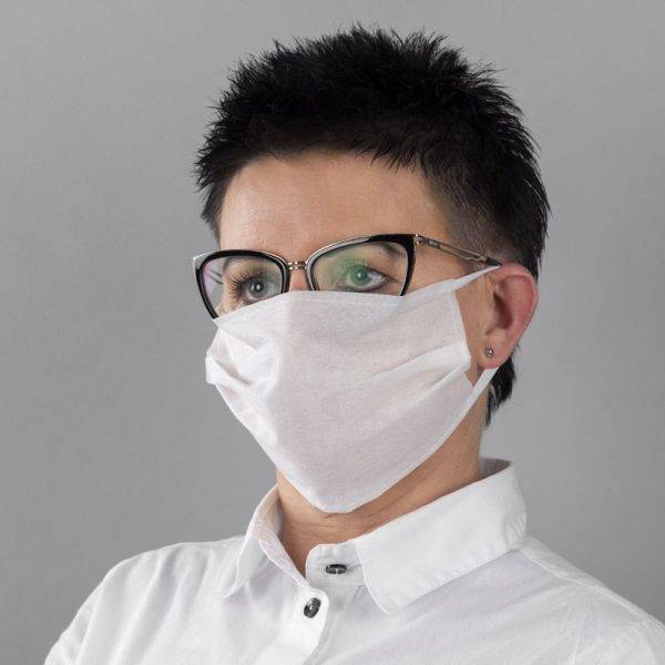 Herbruikbaar, 2 x 40 g / m2, beschermend gezichtsmasker mondkapje